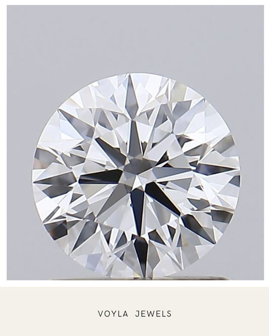 Lab Grown Round Diamond 1.00ct E VVS1