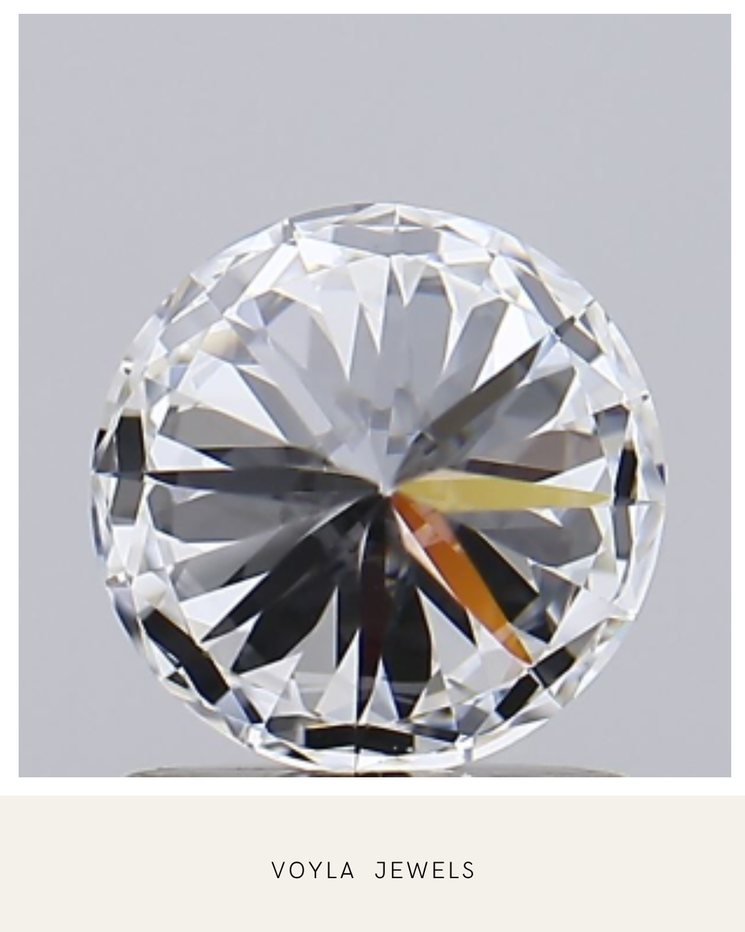 Lab Grown Round Diamond 1.00ct E VVS1