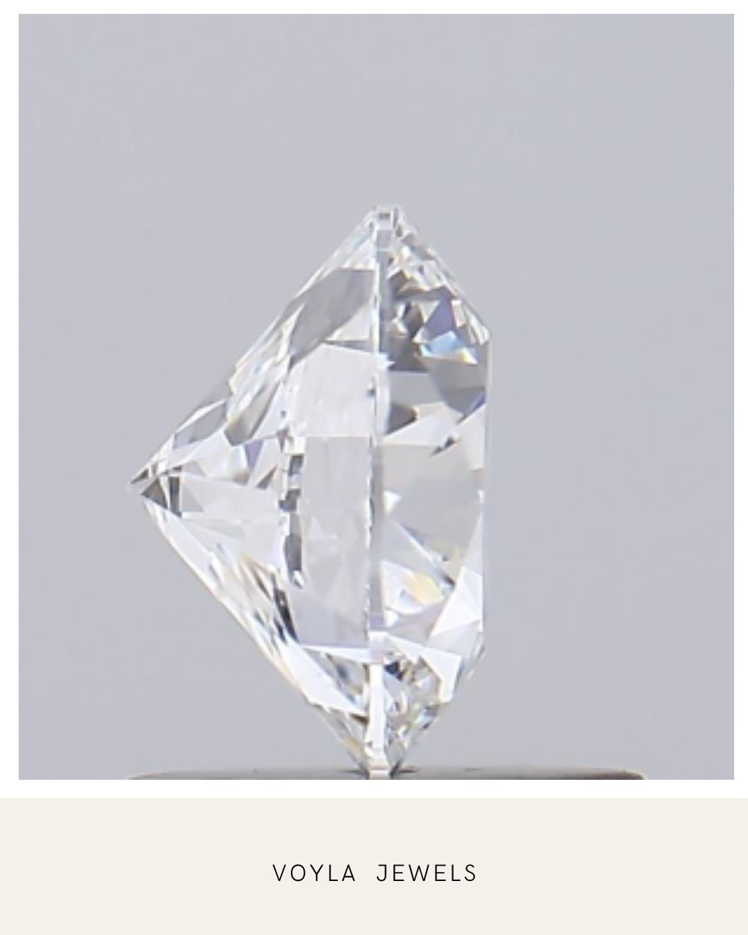 Lab Grown Round Diamond 1.00ct E VVS1