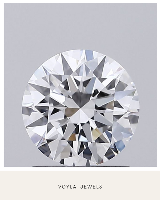 Lab Grown Round Diamond 1.00ct E VVS2