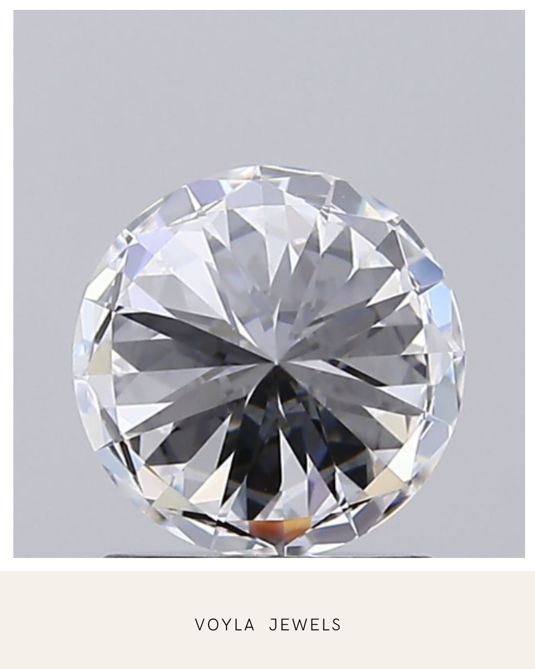 Lab Grown Round Diamond 1.00ct E VVS2