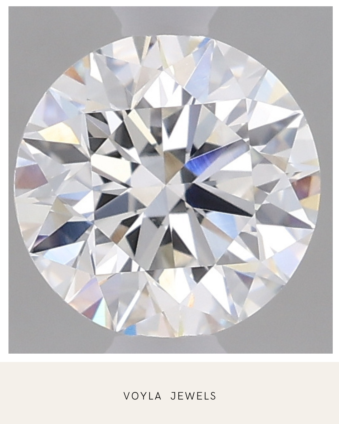 Lab Grown Round Diamond 1.00ct F IF