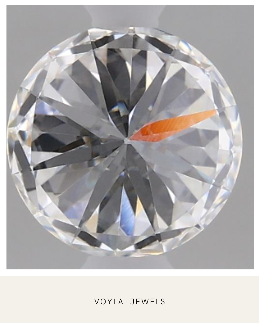 Lab Grown Round Diamond 1.00ct F IF