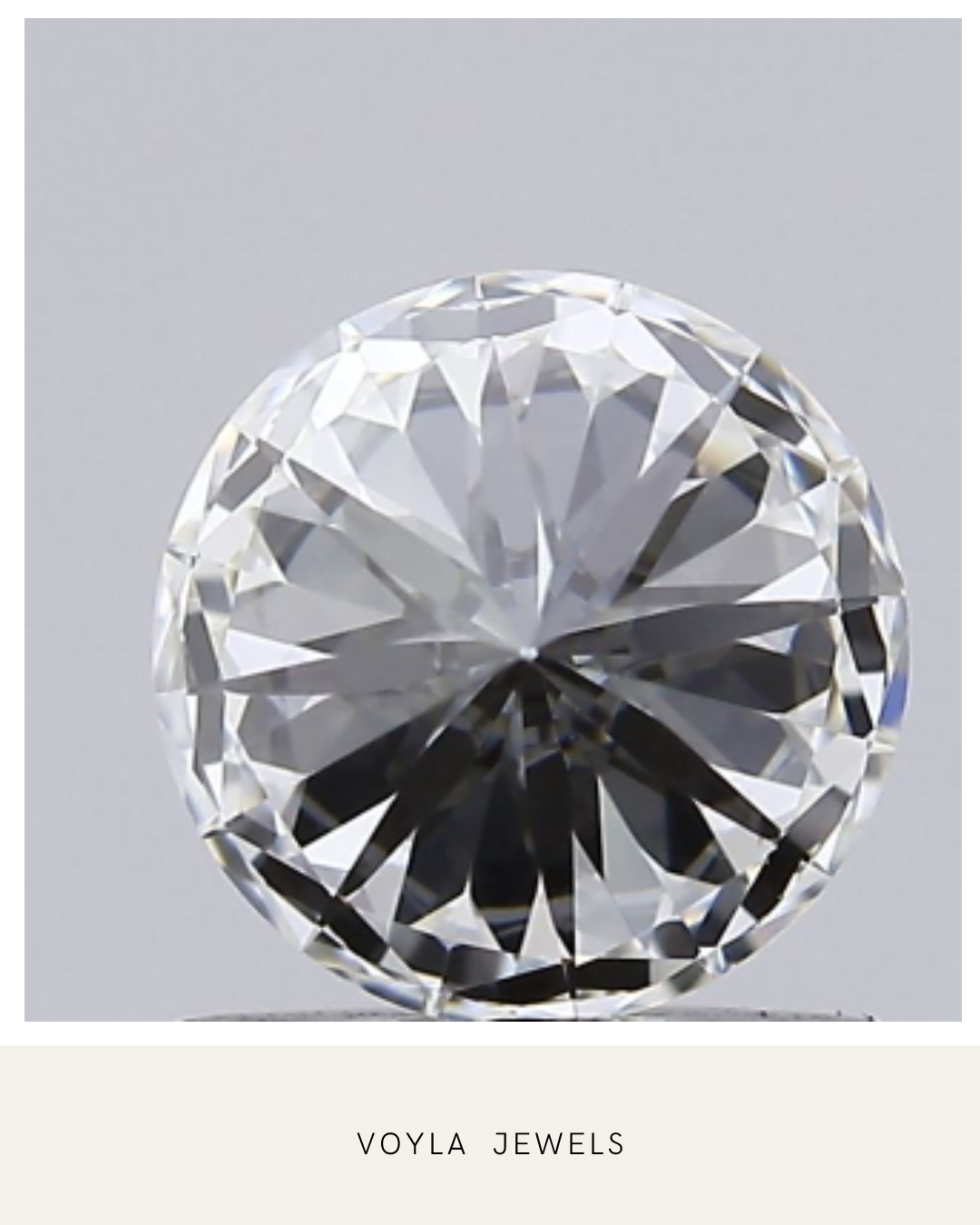 Lab Grown Round Diamond 1.00ct F VS1