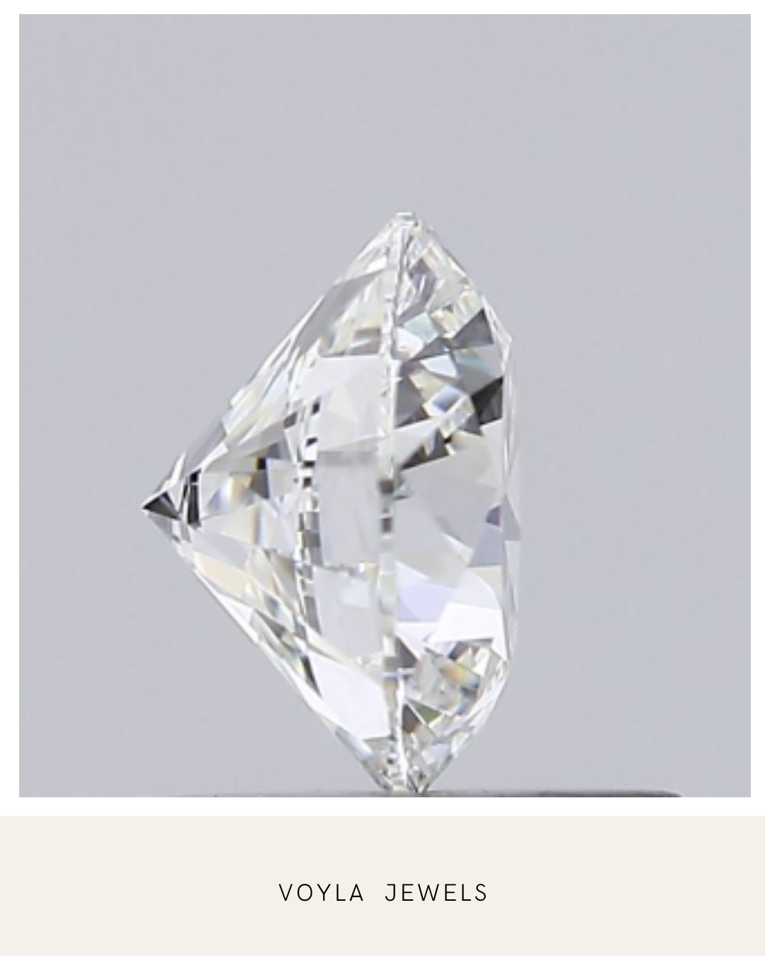 Lab Grown Round Diamond 1.00ct F VS1