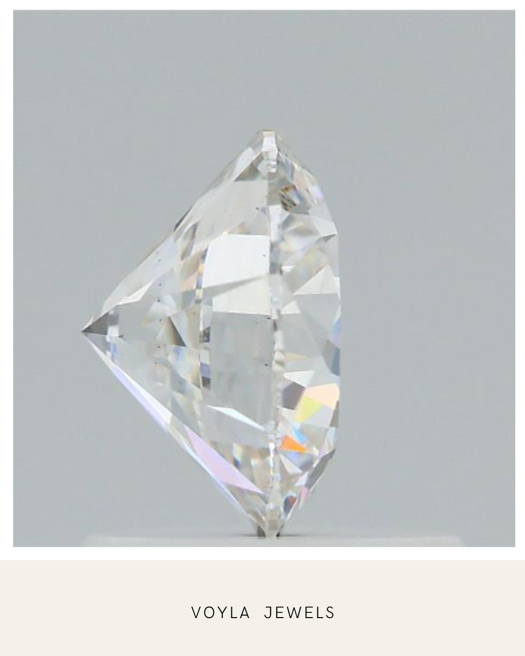 Lab Grown Round Diamond 1.00ct E VS2
