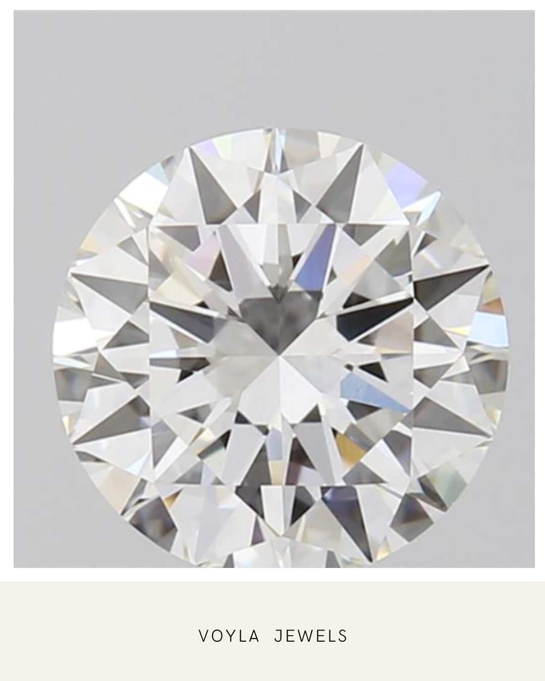 Lab Grown Round Diamond 1.00ct F VVS1