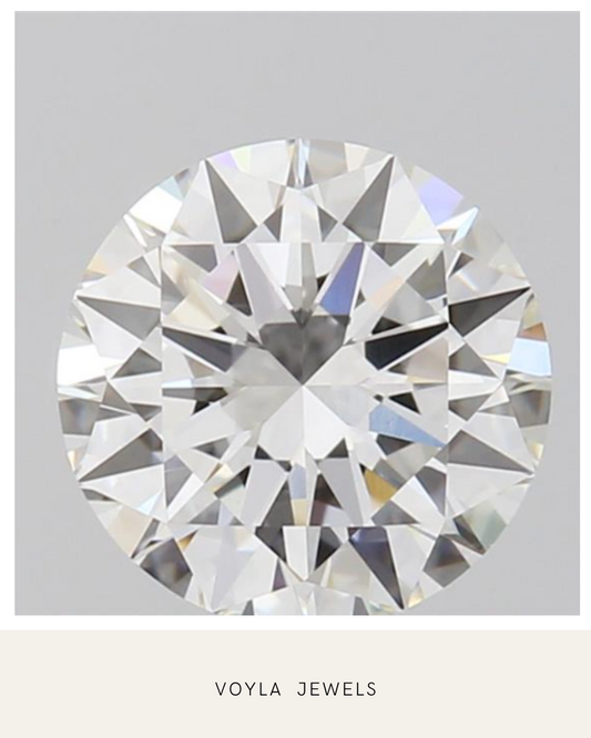 Lab Grown Round Diamond 1.00ct F VVS1