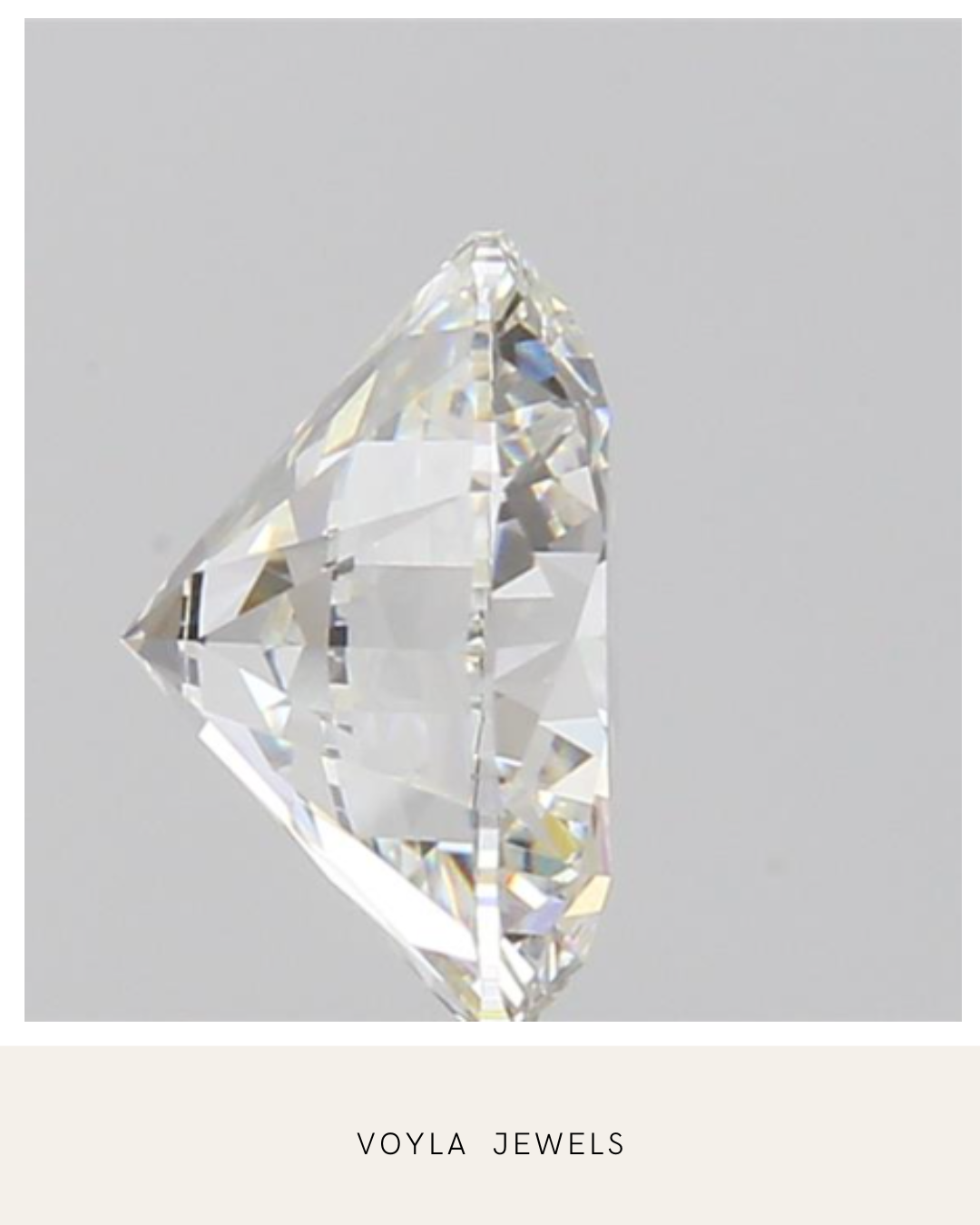 Lab Grown Round Diamond 1.00ct F VVS1