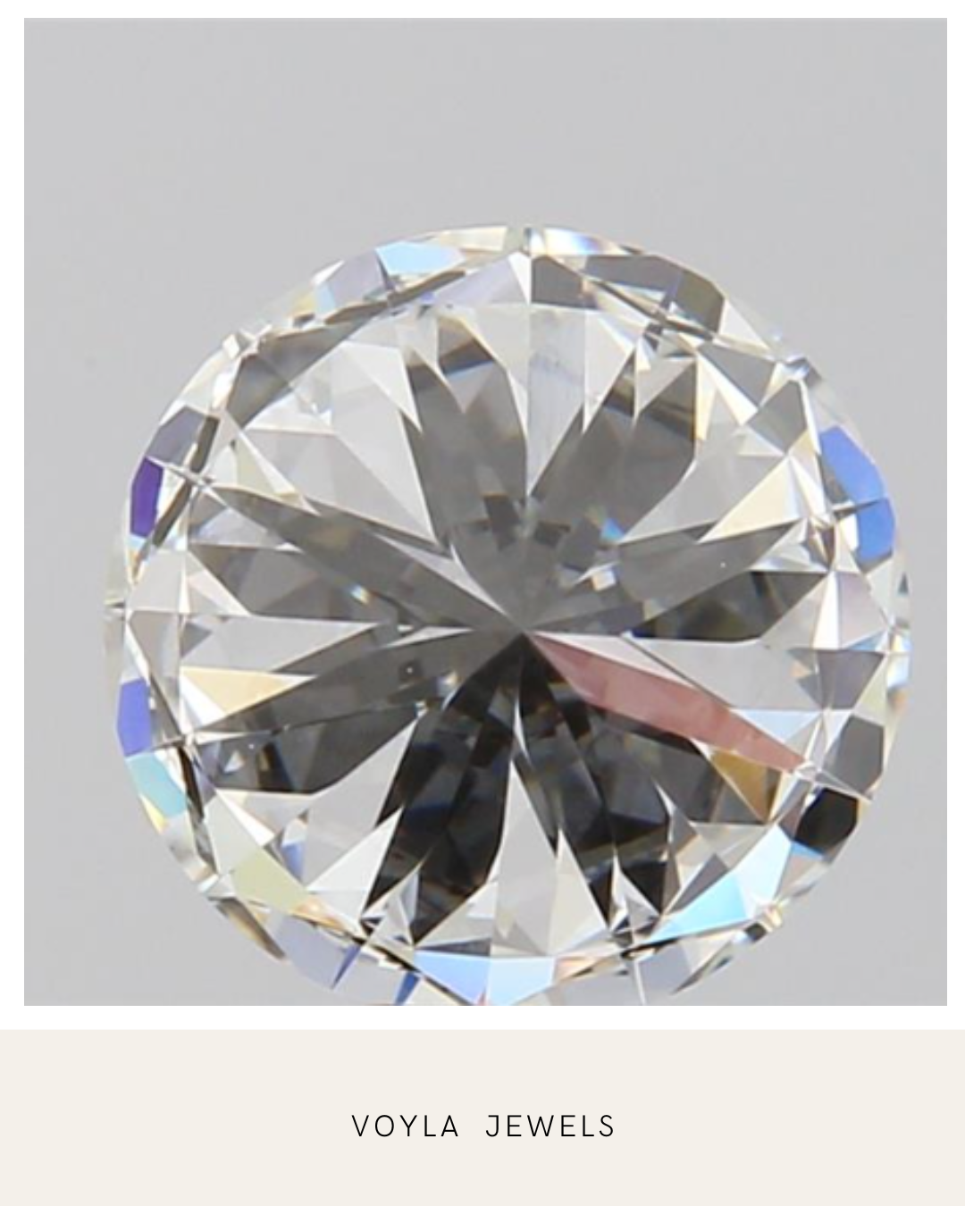 Lab Grown Round Diamond 1.00ct F VVS1