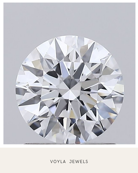 Lab Grown Round Diamond 1.00ct F VVS2
