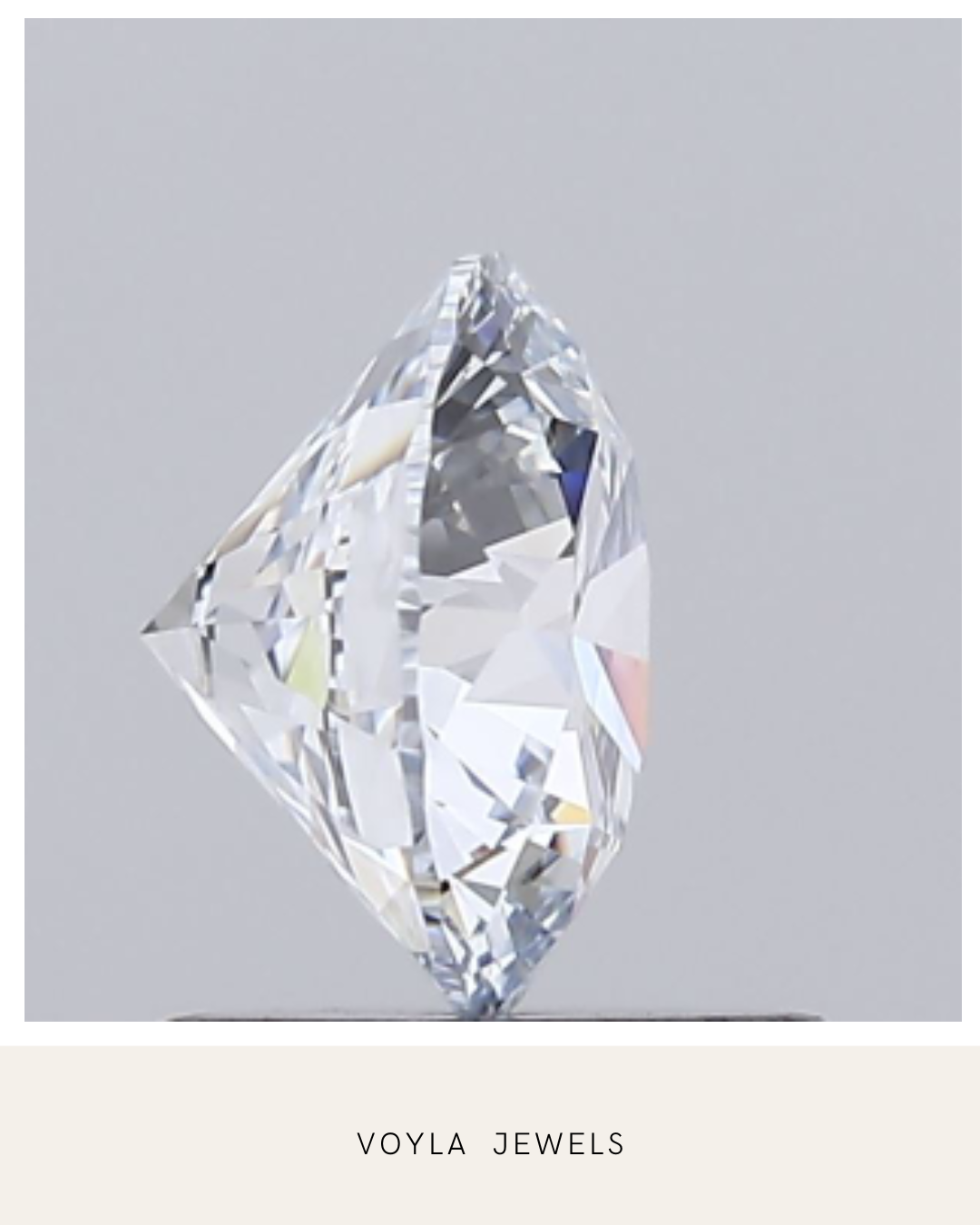 Lab Grown Round Diamond 1.00ct F VVS2