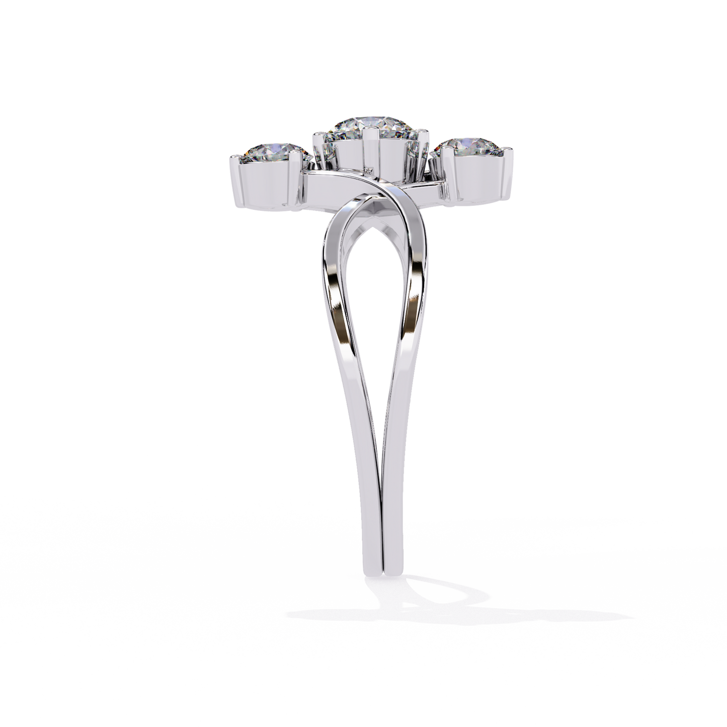 Knot Diamond Ring