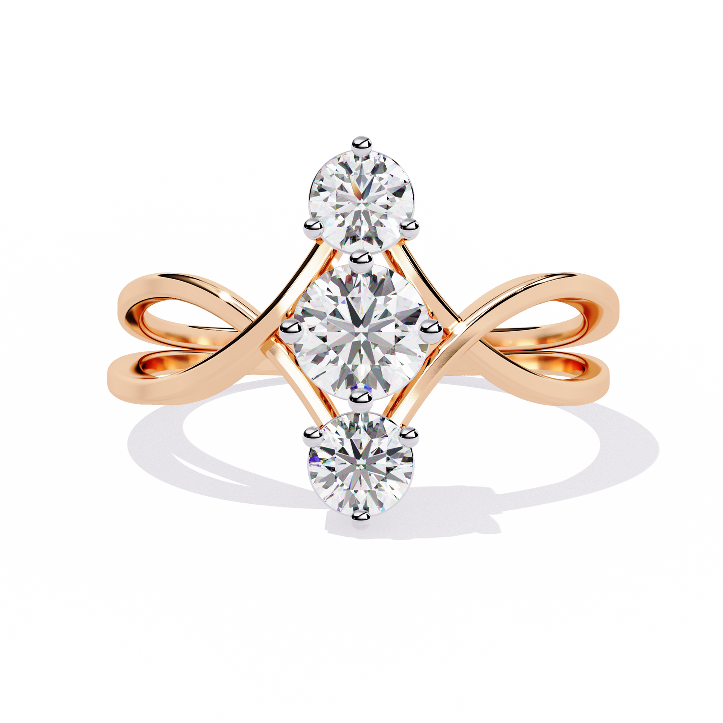 Knot Diamond Ring