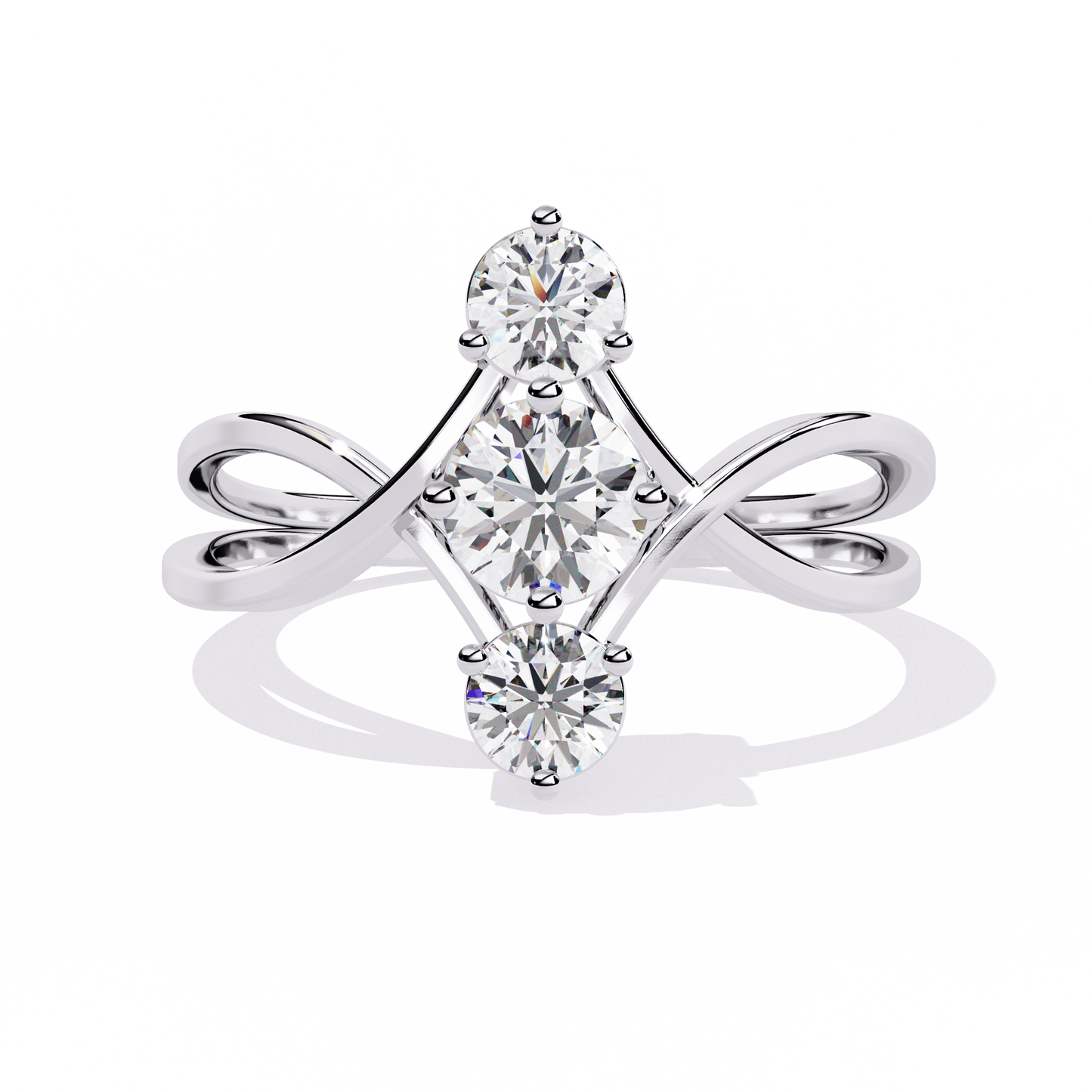 Knot Diamond Ring