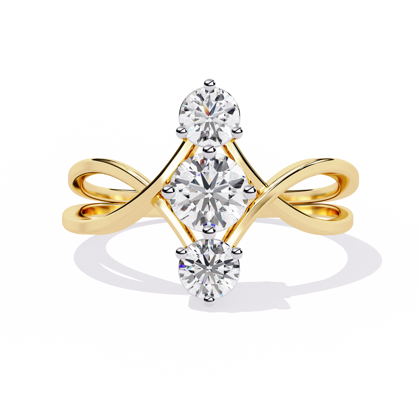 Knot Diamond Ring