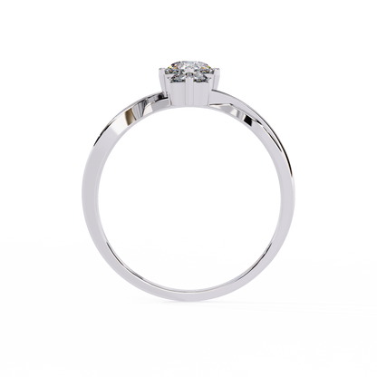 Knot Diamond Ring