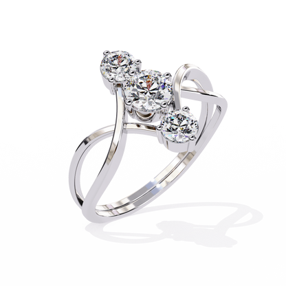 Knot Diamond Ring