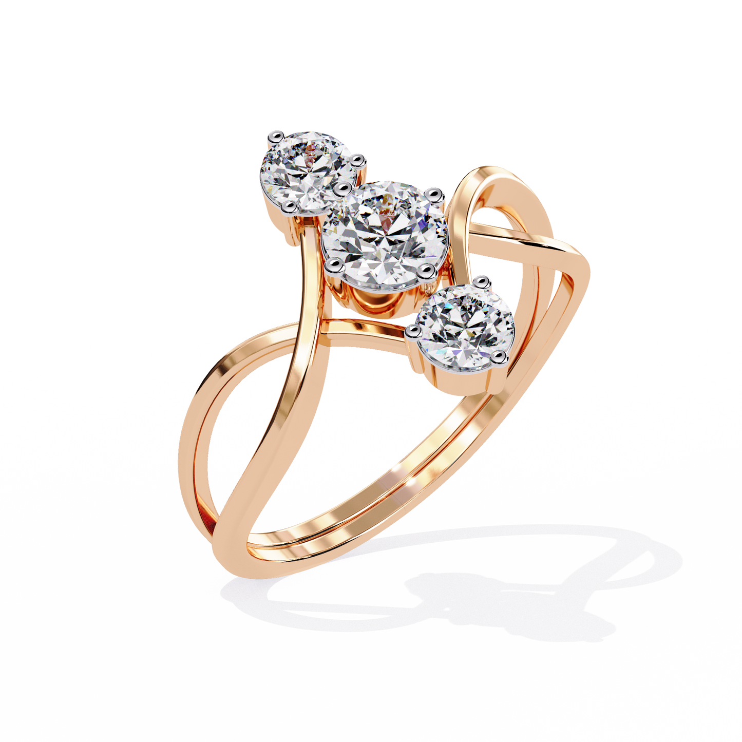 Knot Diamond Ring