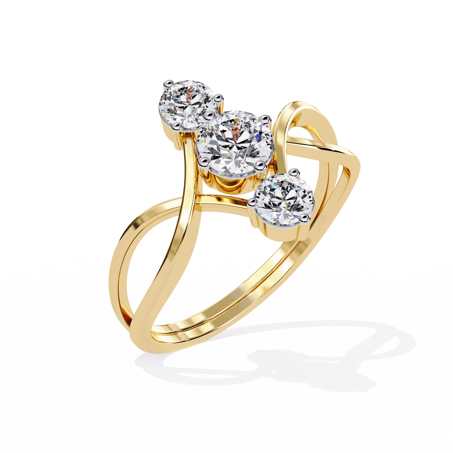 Knot Diamond Ring