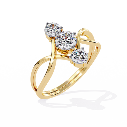 Knot Diamond Ring