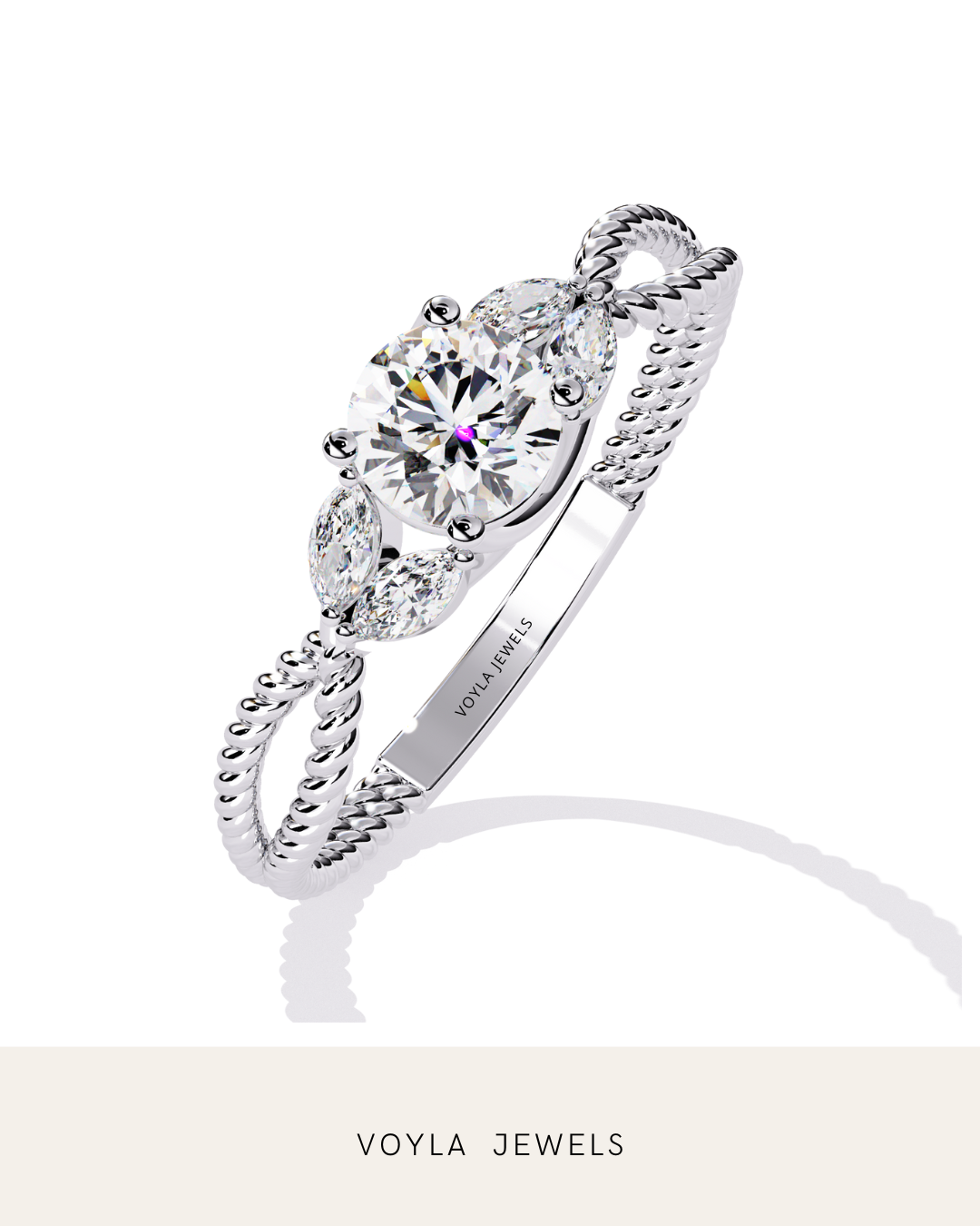 Celestial Anchor Diamond Ring