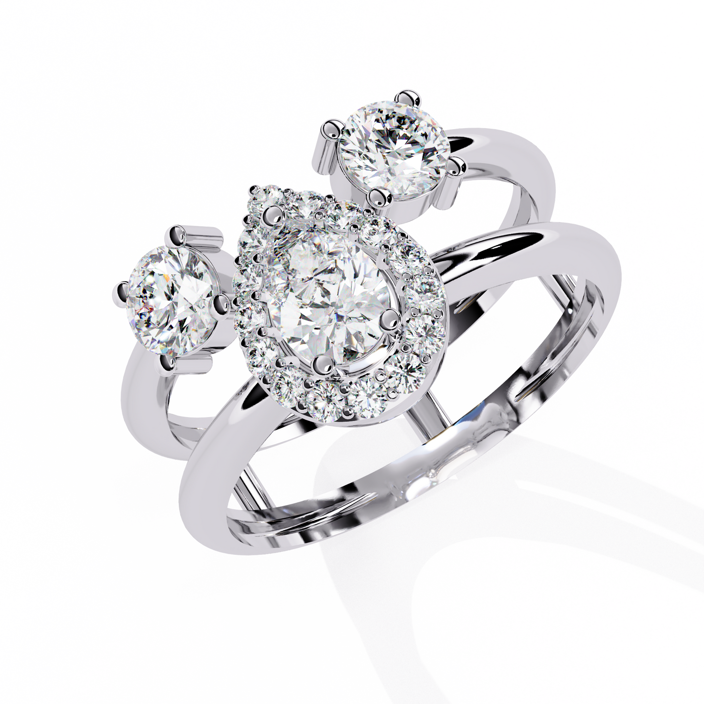 Dual Grace Diamond Ring