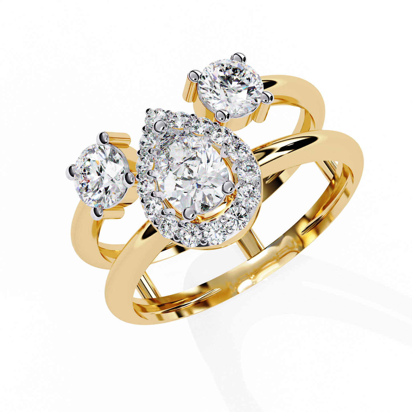 Dual Grace Diamond Ring