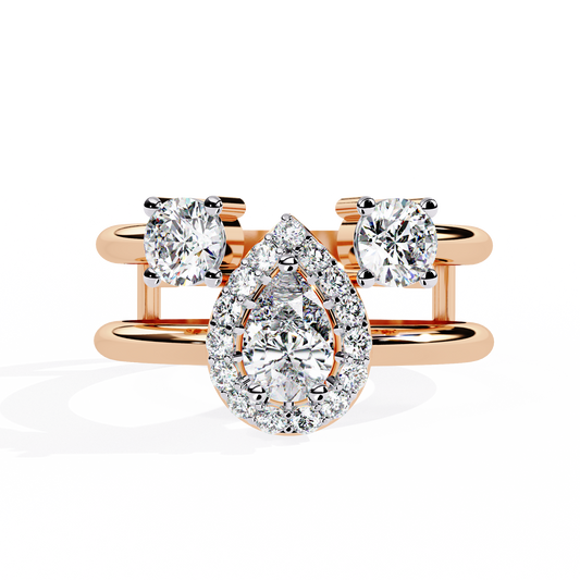 Dual Grace Diamond Ring