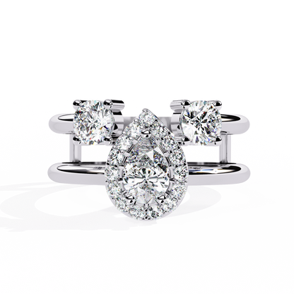 Dual Grace Diamond Ring