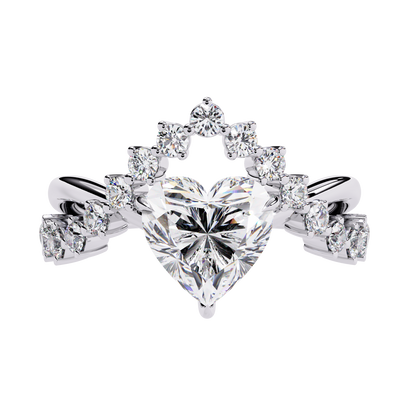 Royal Heart Diamond Ring