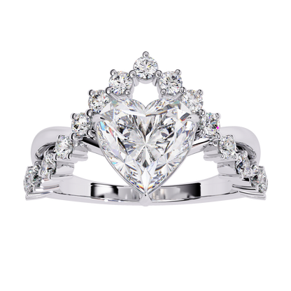 Royal Heart Diamond Ring