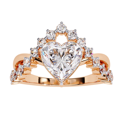 Royal Heart Diamond Ring