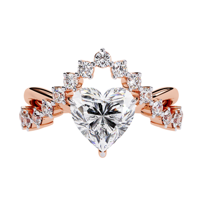 Royal Heart Diamond Ring