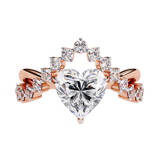 Royal Heart Diamond Ring