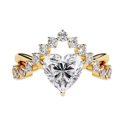 Royal Heart Diamond Ring