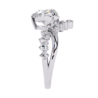 Royal Heart Diamond Ring