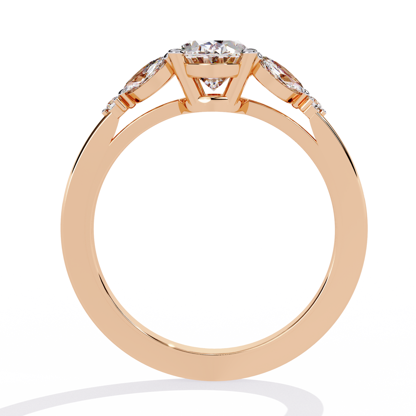 Royal Plume Solitaire Ring