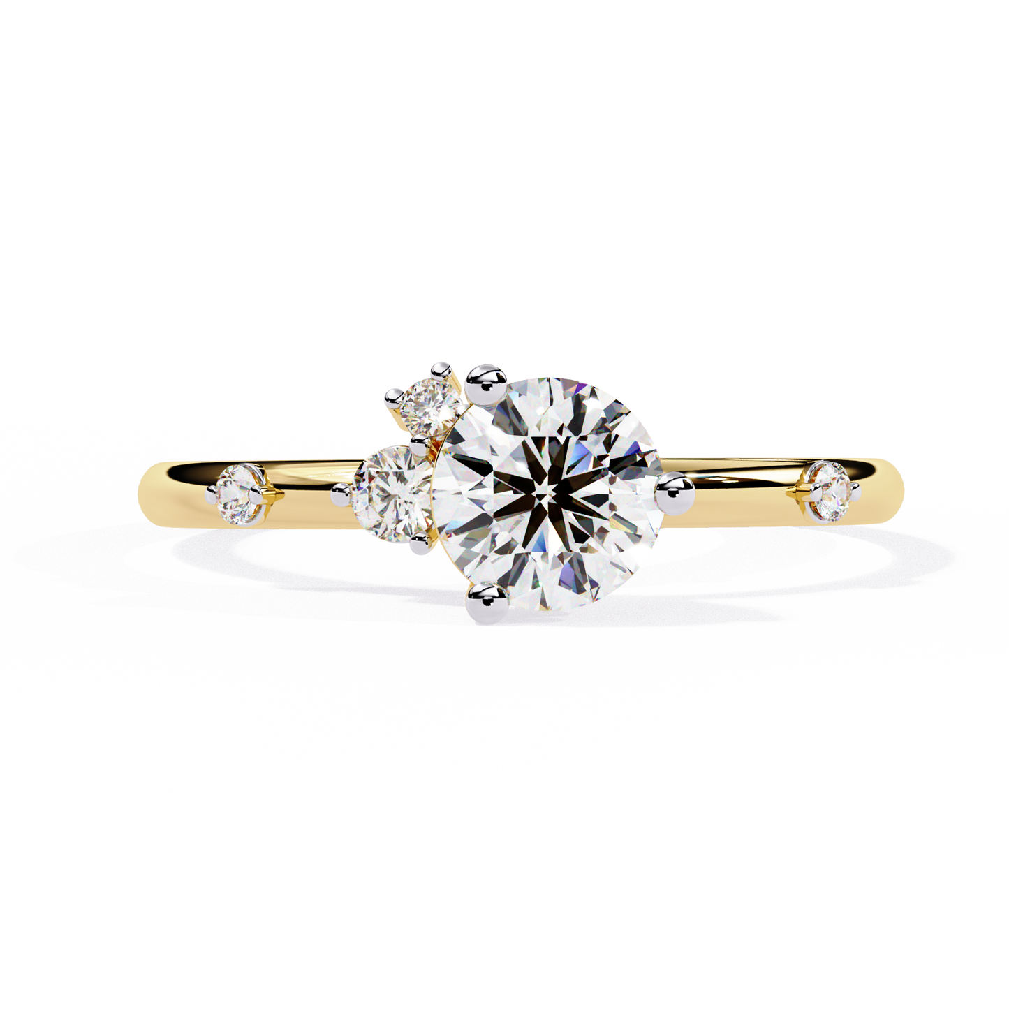 Prima Star Solitaire Ring