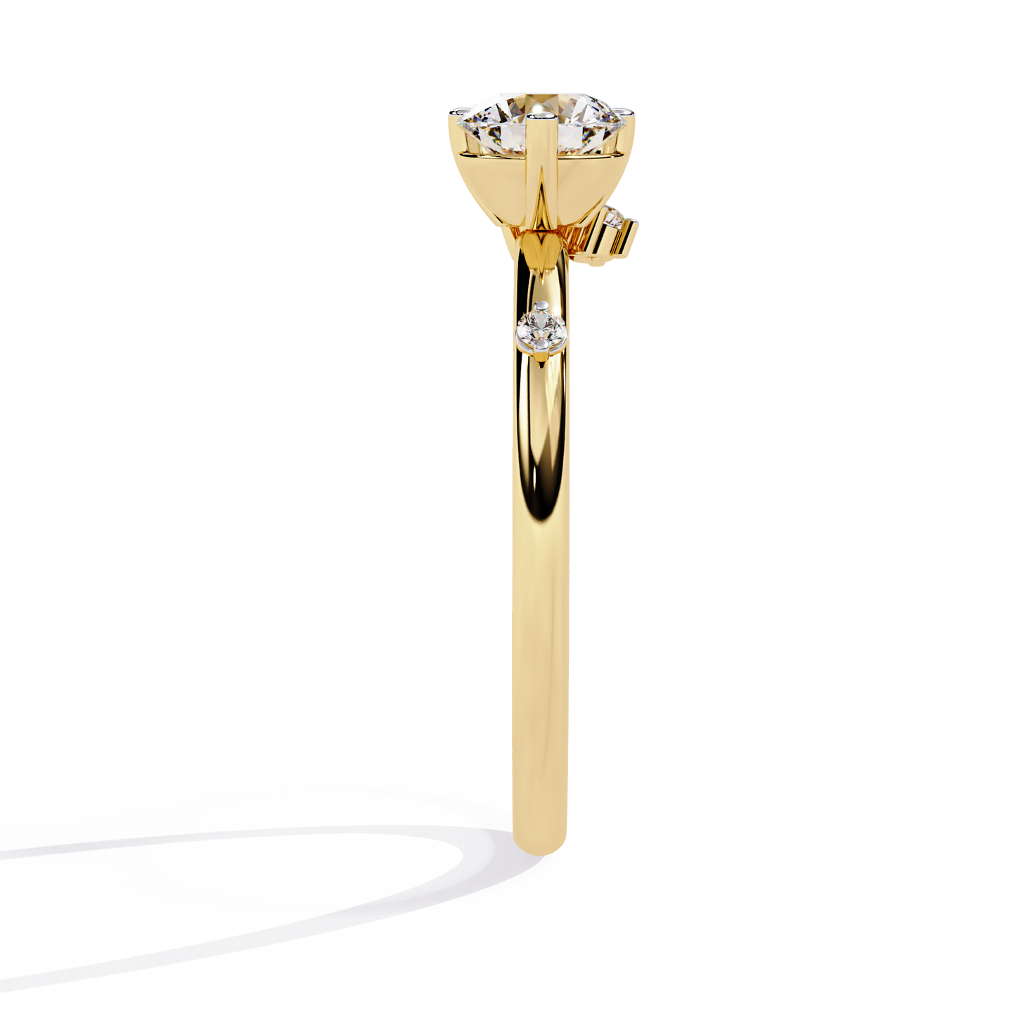 Prima Star Solitaire Ring