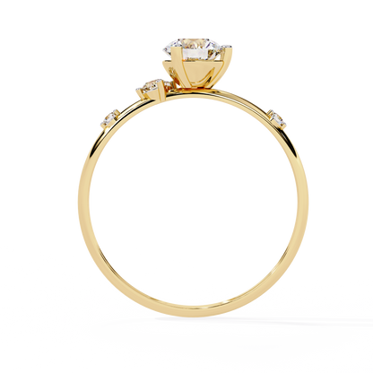 Prima Star Solitaire Ring