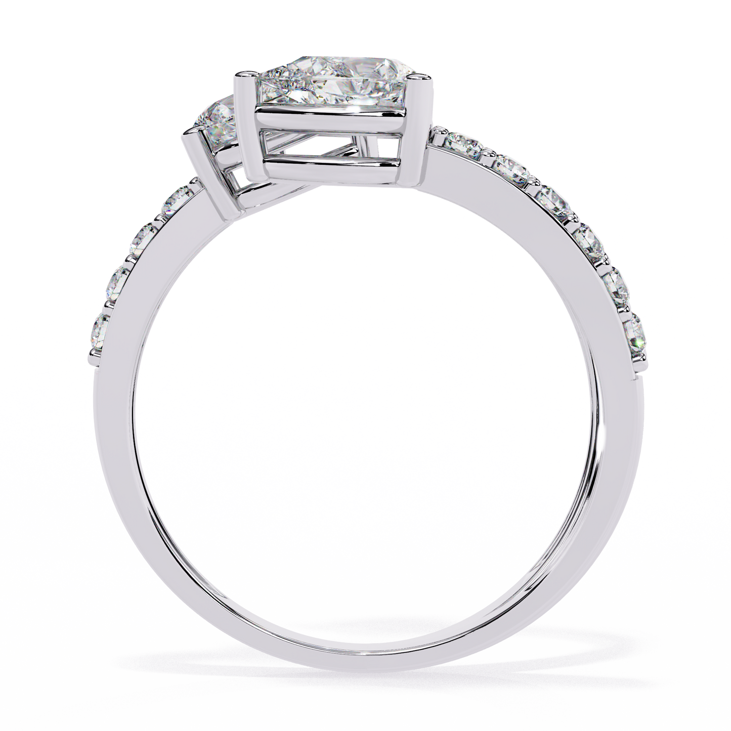 Trinity Bloom Diamonds Ring