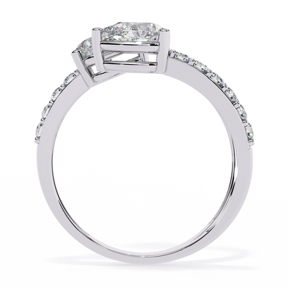 Trinity Bloom Diamonds Ring