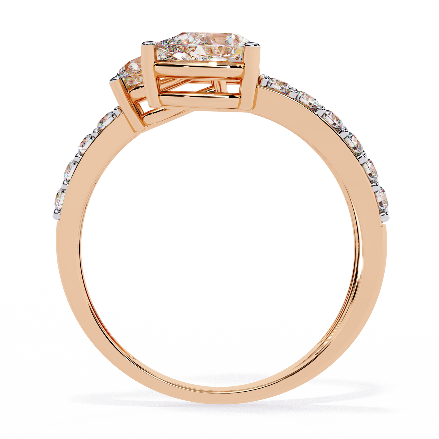 Trinity Bloom Diamonds Ring