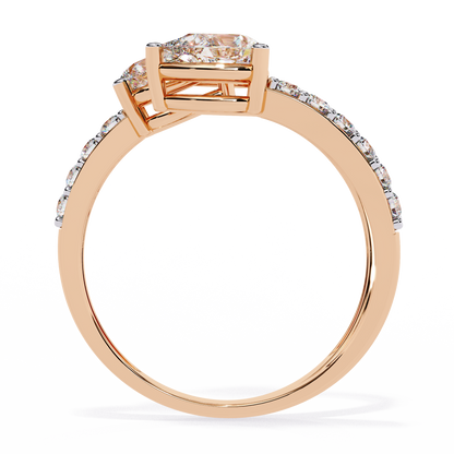 Trinity Bloom Diamonds Ring