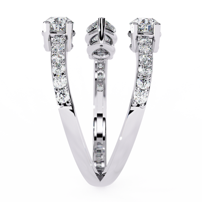Trinity Bloom Diamonds Ring