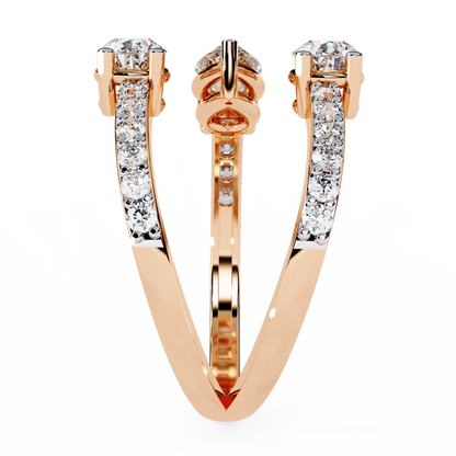 Trinity Bloom Diamonds Ring