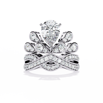 Crown Luster Solitaire Ring