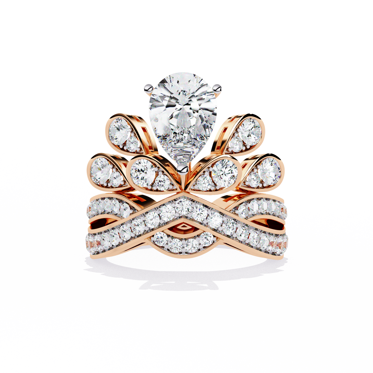 Crown Luster Solitaire Ring