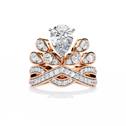 Crown Luster Solitaire Ring